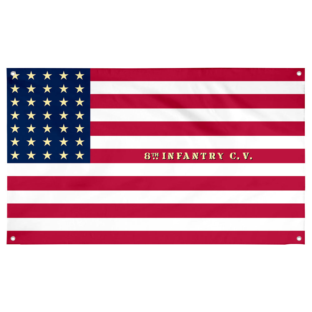 Fyon 8th California Infantry Regiment Flag Banner