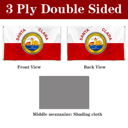 Fyon Santa Clara, California Flag Banner