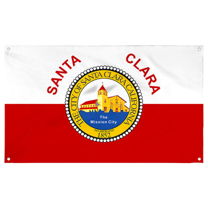 Fyon Santa Clara, California Flag Banner