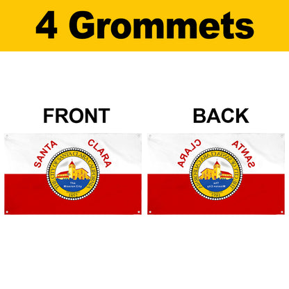 Fyon Santa Clara, California Flag Banner