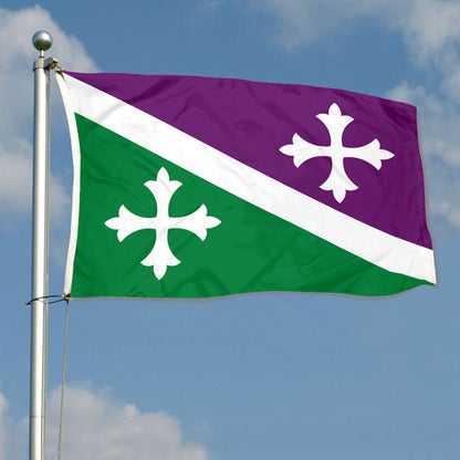 Fyon Adjuntas, Puerto Rico Flag Banner