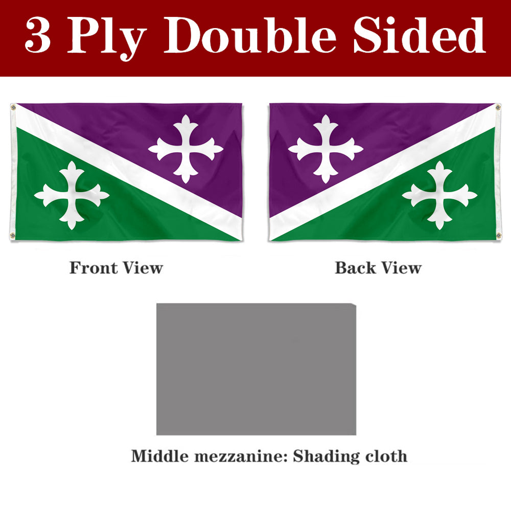 Fyon Adjuntas, Puerto Rico Flag Banner