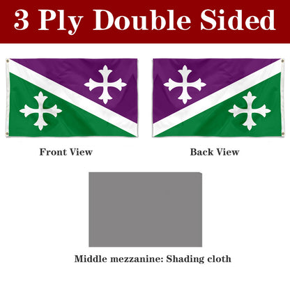 Fyon Adjuntas, Puerto Rico Flag Banner