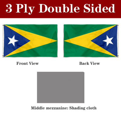 Fyon Aguas Buenas, Puerto Rico Flag Banner