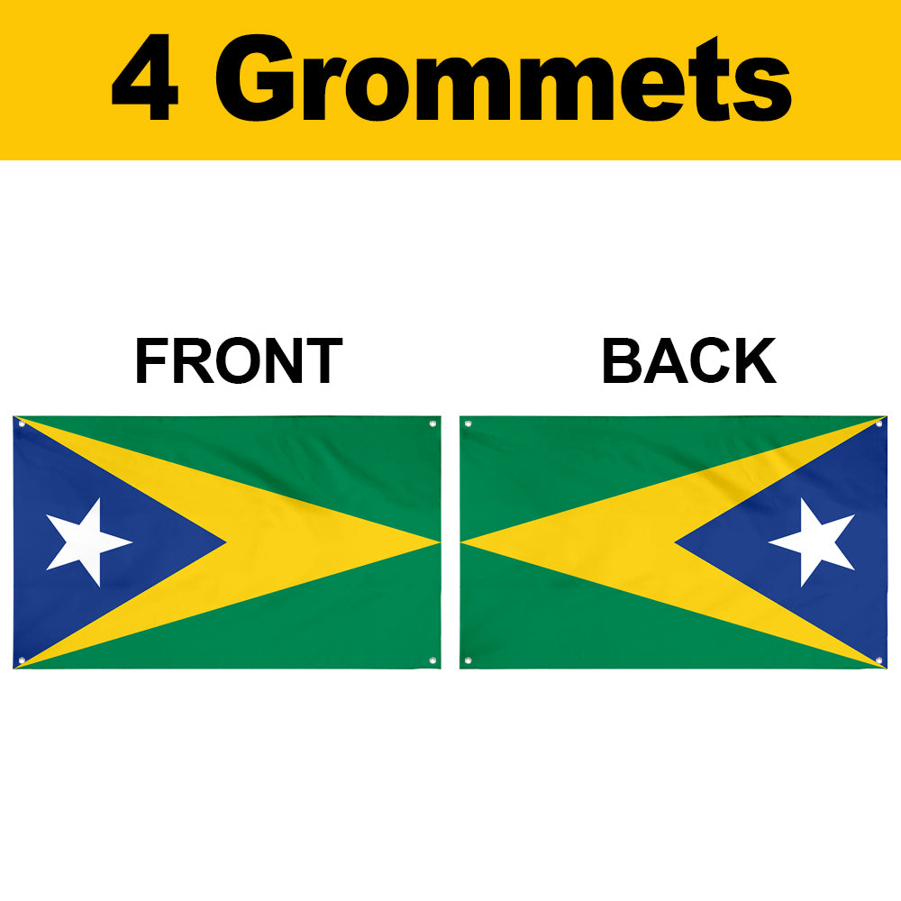 Fyon Aguas Buenas, Puerto Rico Flag Banner