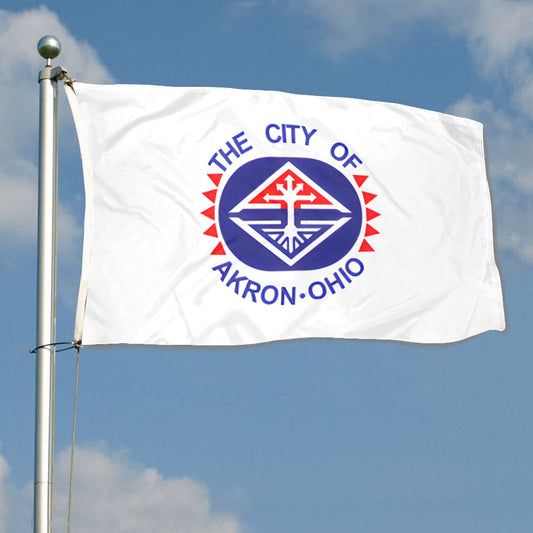 Fyon Akron, Ohio (1965–1996) Flag Banner