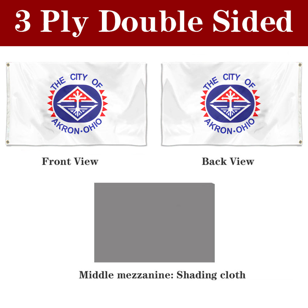 Fyon Akron, Ohio (1965–1996) Flag Banner