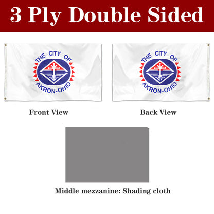 Fyon Akron, Ohio (1965–1996) Flag Banner