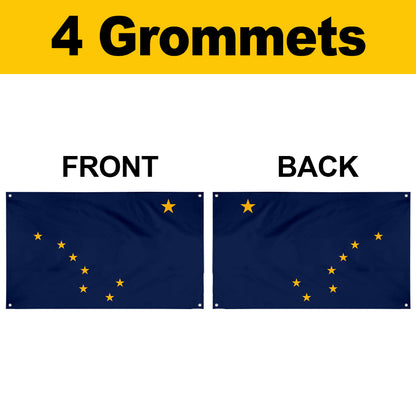 Fyon Alaska Flag Banner