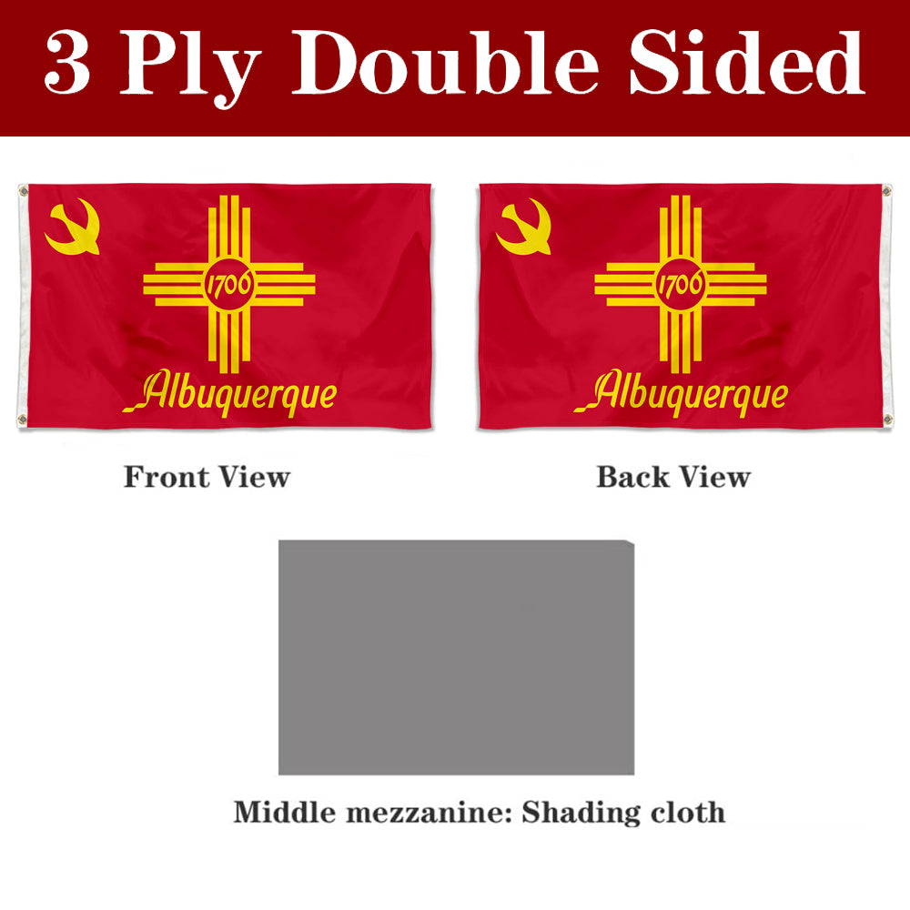 Fyon Albuquerque, New Mexico Flag Banner