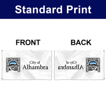 Fyon Double-sided Alhambra, California Flag Banner