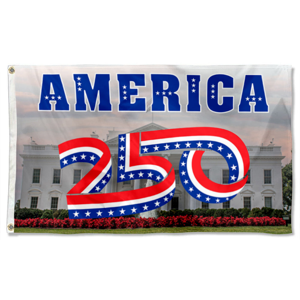 Fyon US America 250th The White House Flag Banner