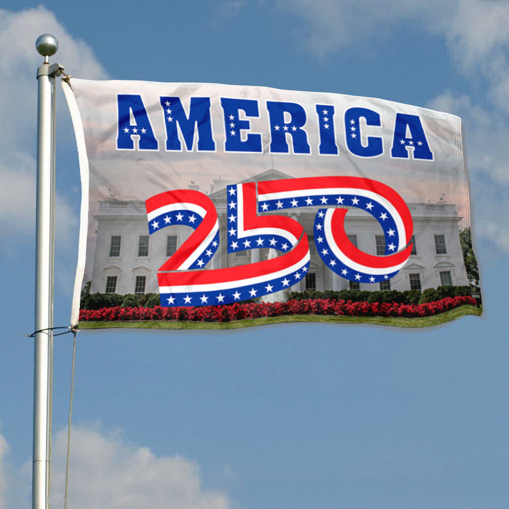 Fyon US America 250th The White House Flag Banner
