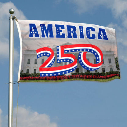 Fyon US America 250th The White House Flag Banner