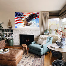 Fyon American Pride Eagle Light Sky Flag indoor and outdoor Banner