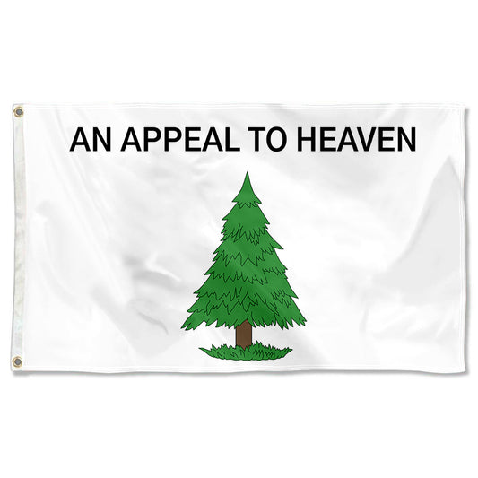 Fyon An Appeal to Heaven Flag also called the Pine Tree Flag Banner