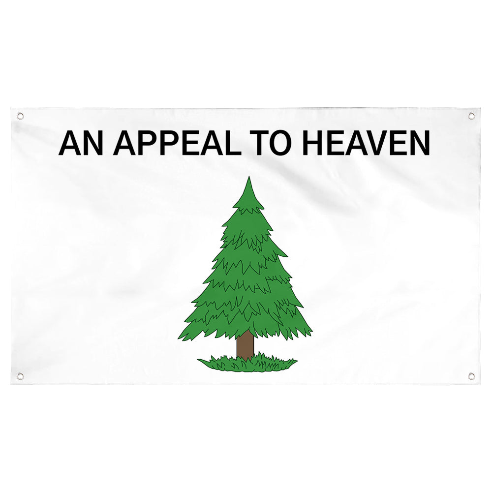 Fyon An Appeal to Heaven Flag also called the Pine Tree Flag Banner