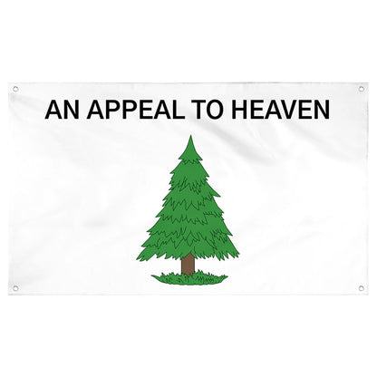 Fyon An Appeal to Heaven Flag also called the Pine Tree Flag Banner