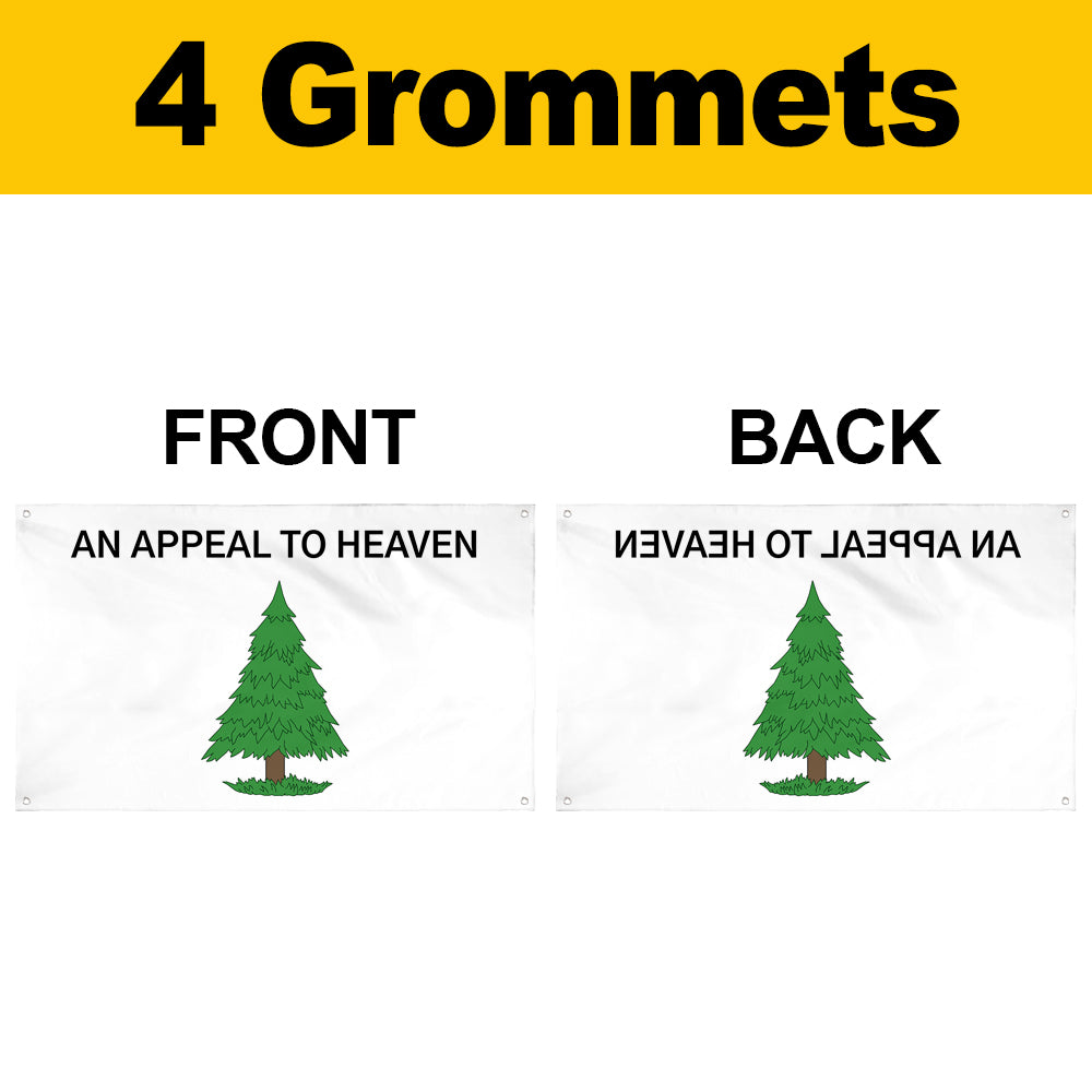 Fyon An Appeal to Heaven Flag also called the Pine Tree Flag Banner