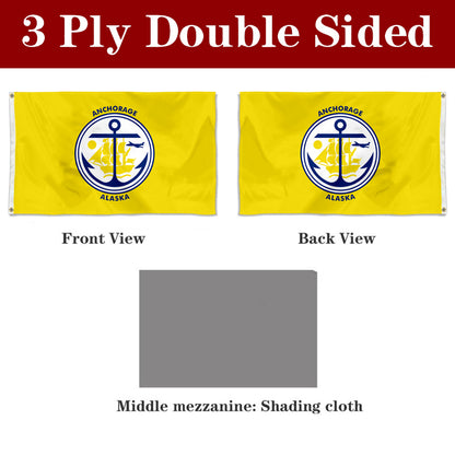 Fyon Anchorage, Alaska Flag Banner