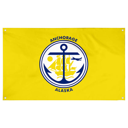 Fyon Anchorage, Alaska Flag Banner
