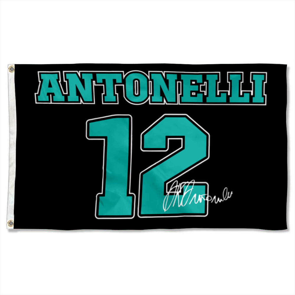 Fyon Andrea Kimi Antonelli #12 Flag Racing Flags Banner