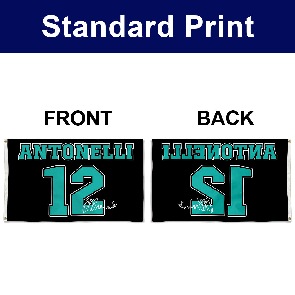 Fyon Andrea Kimi Antonelli #12 Flag Racing Flags Banner