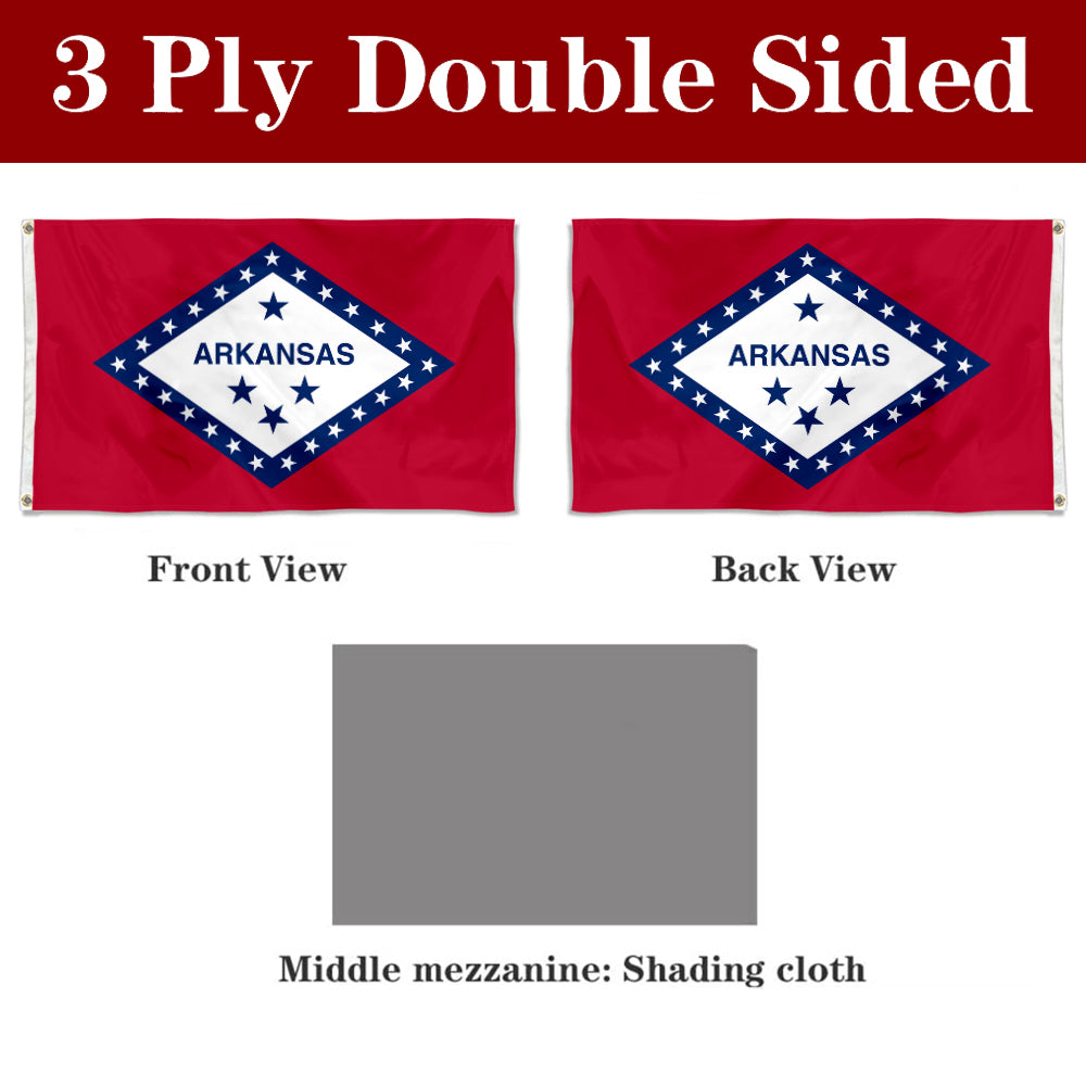 Fyon Arkansas Flag Banner