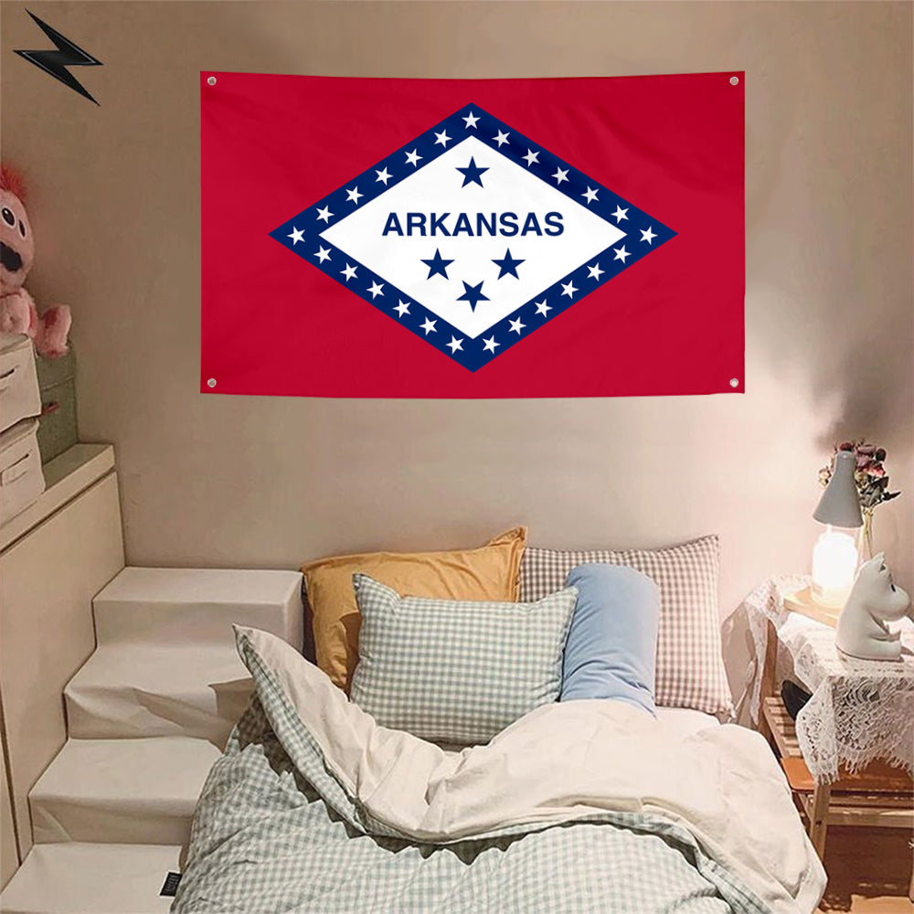 Fyon Arkansas Flag Banner