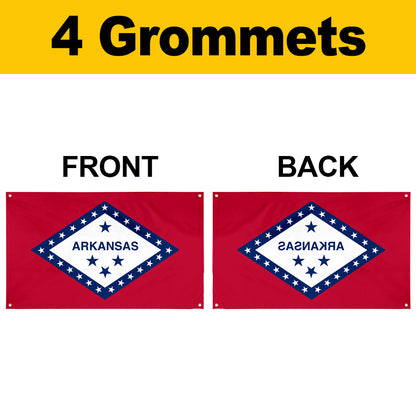 Fyon Arkansas Flag Banner
