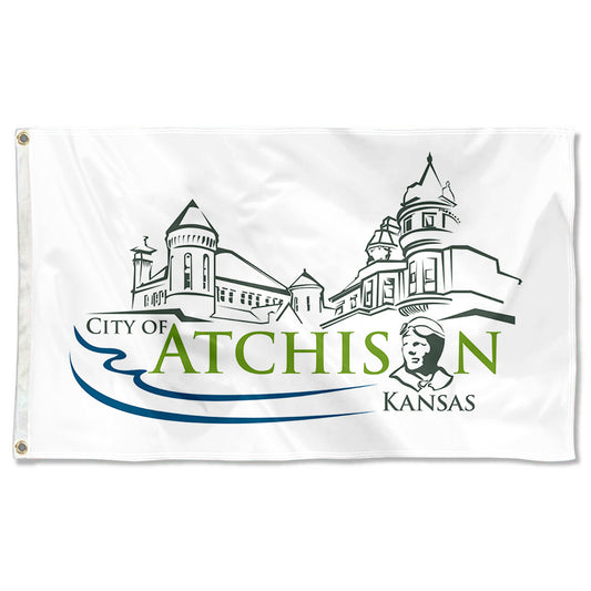 Fyon Atchison, Kansas Flag Banner