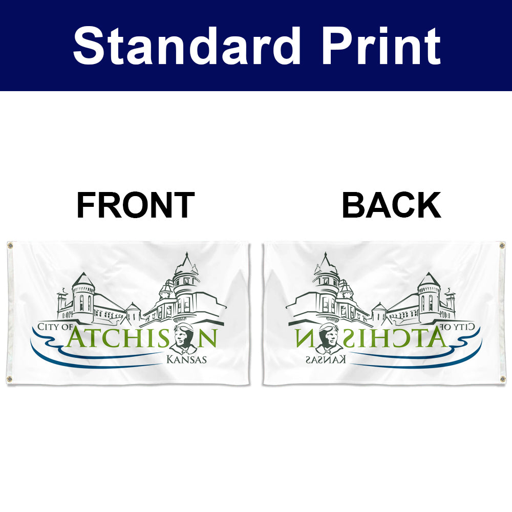 Fyon Atchison, Kansas Flag Banner