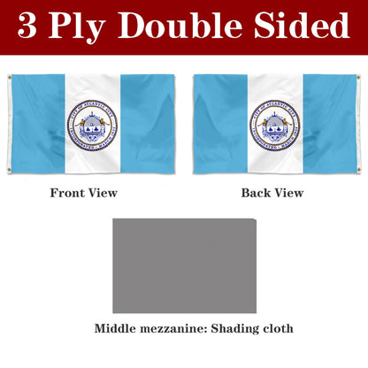 Fyon Atlantic City, New Jersey Flag Banner