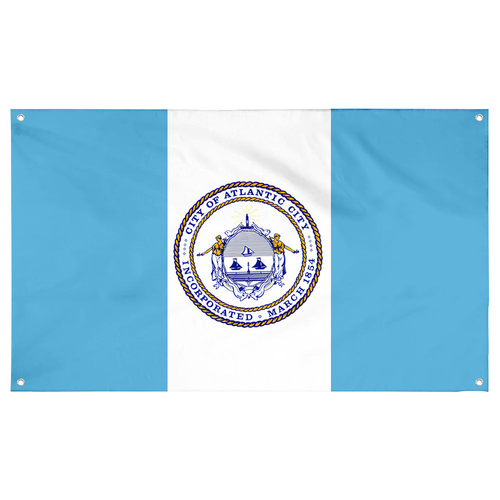 Fyon Atlantic City, New Jersey Flag Banner