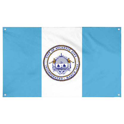 Fyon Atlantic City, New Jersey Flag Banner