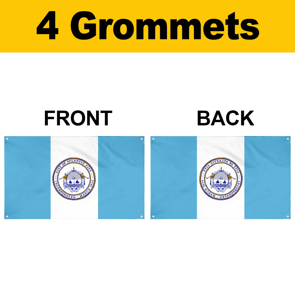 Fyon Atlantic City, New Jersey Flag Banner