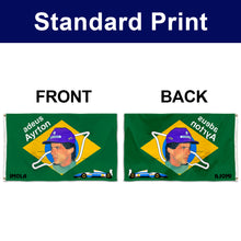 Fyon Double-sided Ayrton Senna Imola Grommet Flag Banner