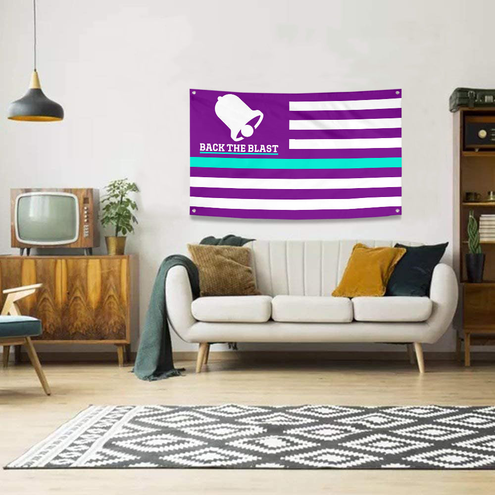 Fyon Back The Blast Flag Banner