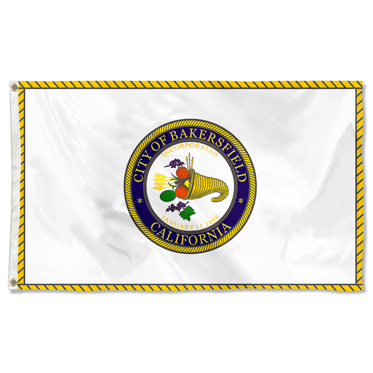 Fyon Bakersfield, California Flag Banner