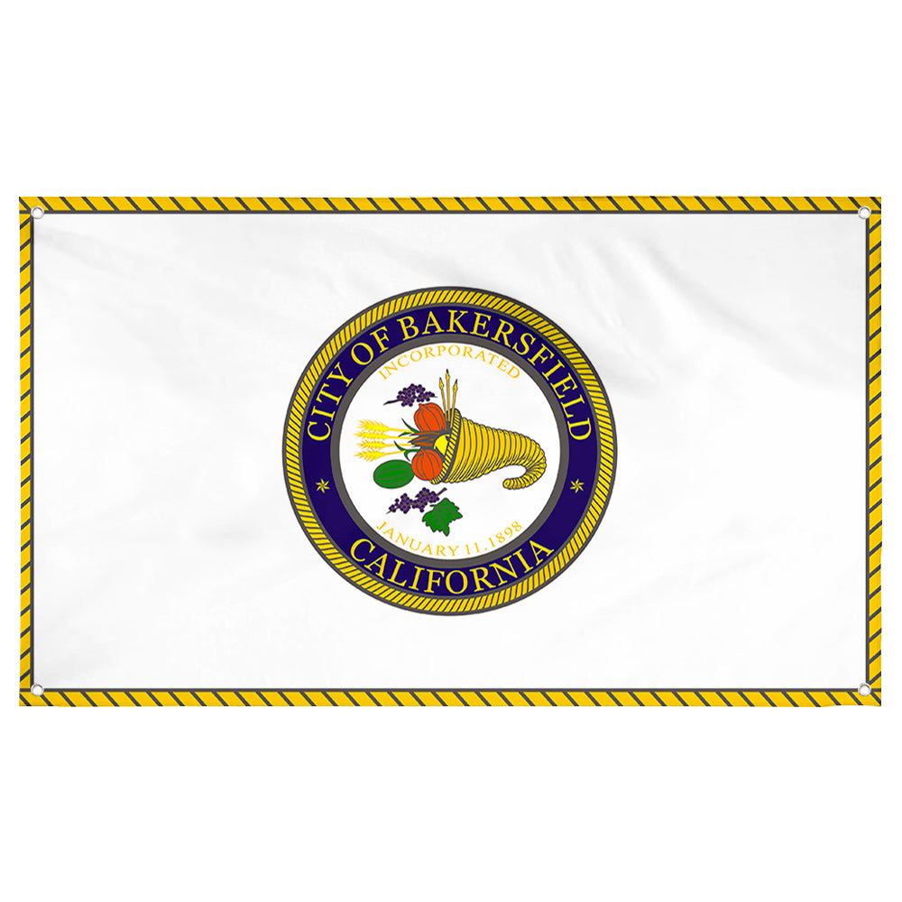 Fyon Bakersfield, California Flag Banner