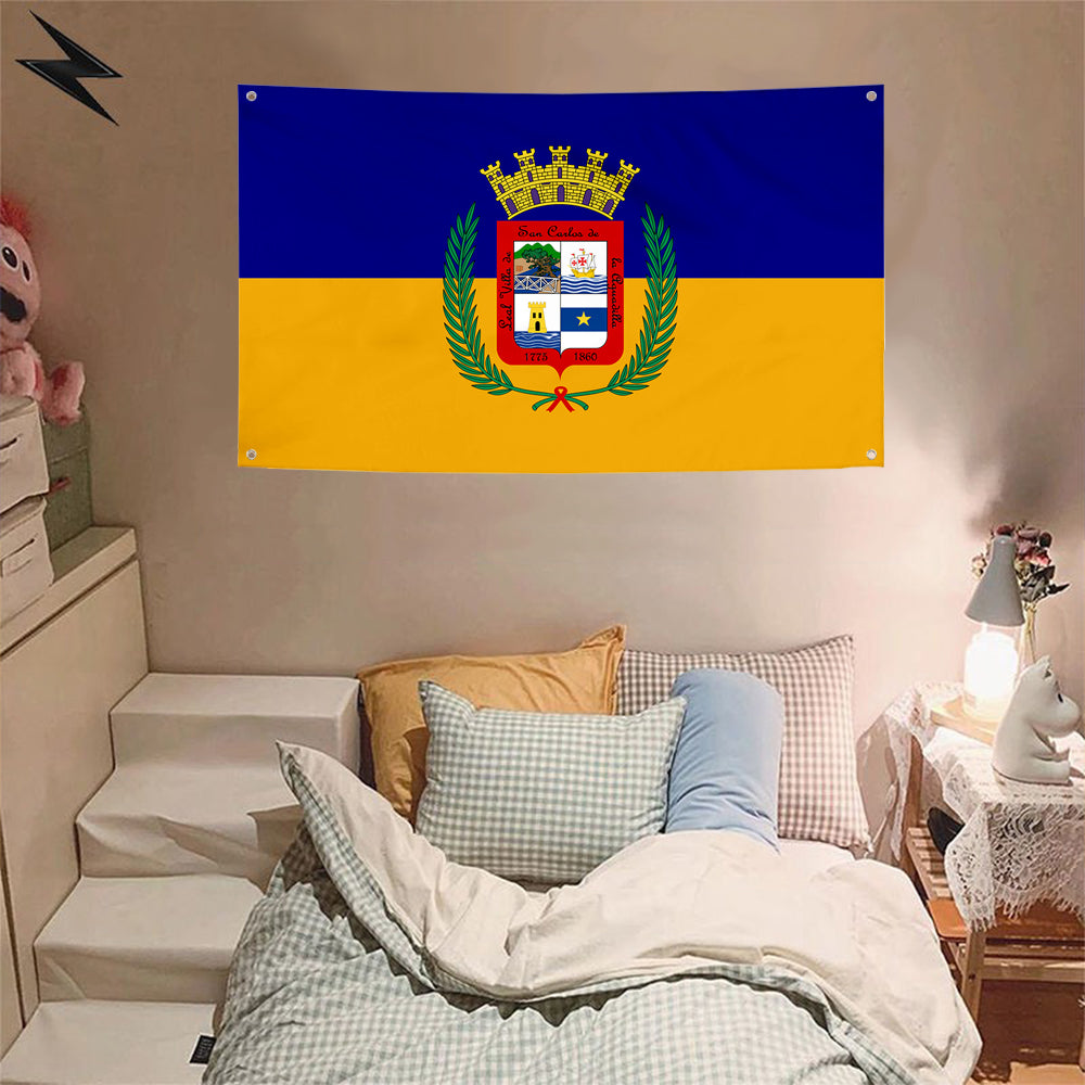 Fyon Bandera de Aguadilla, Puerto Rico Flag Banner
