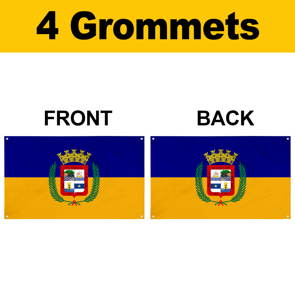 Fyon Bandera de Aguadilla, Puerto Rico Flag Banner