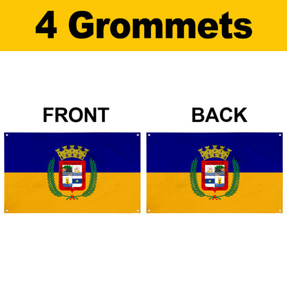 Fyon Bandera de Aguadilla, Puerto Rico Flag Banner