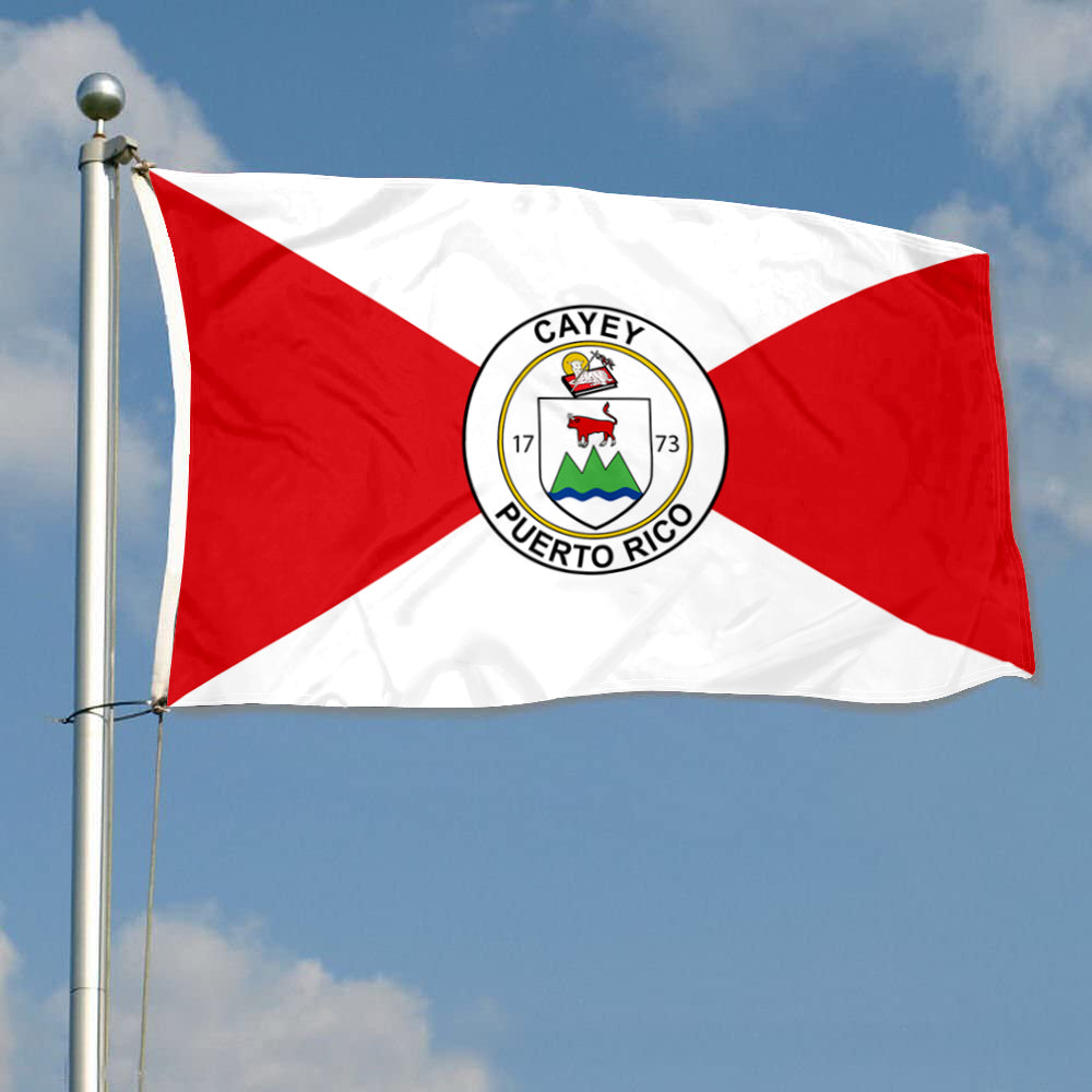 Fyon Bandera de Cayey, Puerto Rico Flag Banner