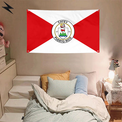 Fyon Bandera de Cayey, Puerto Rico Flag Banner