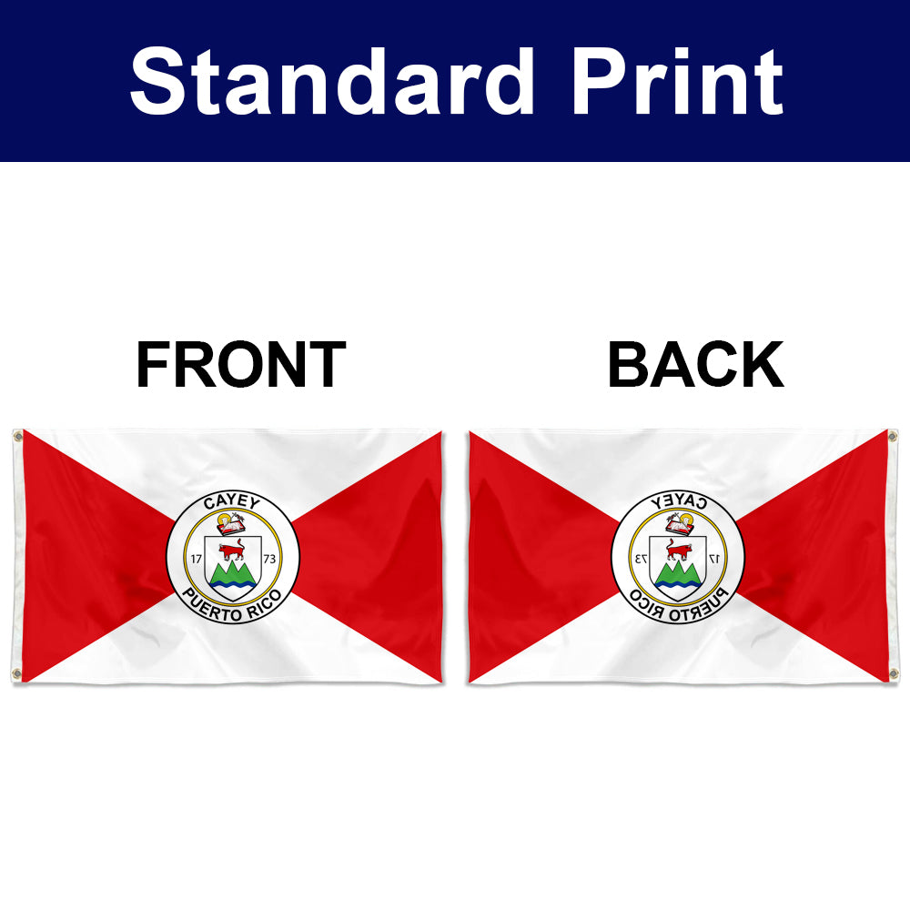 Fyon Bandera de Cayey, Puerto Rico Flag Banner