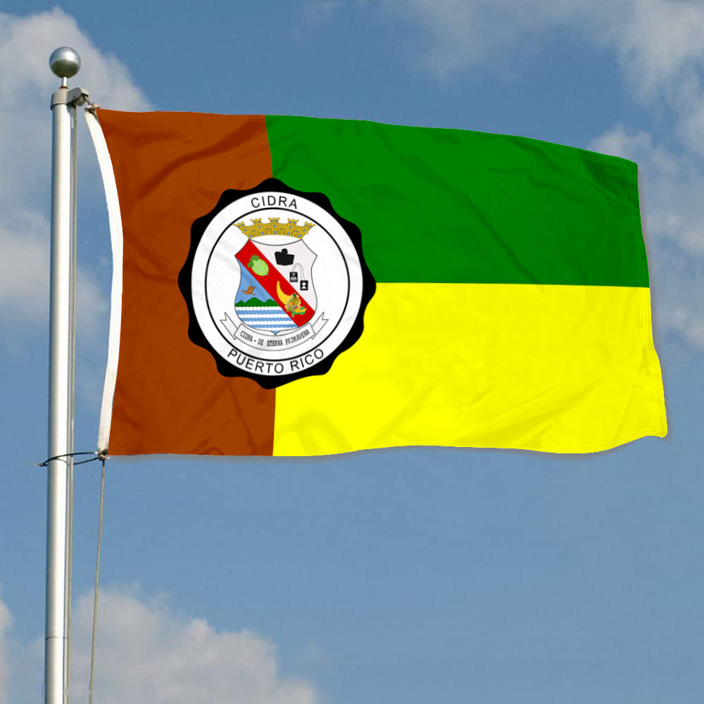 Fyon Bandera de Cidra, Puerto Rico Flag Banner