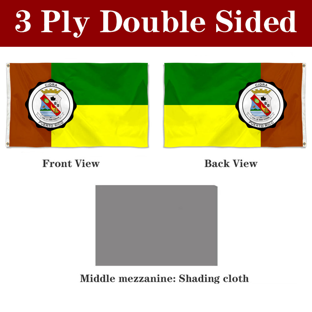 Fyon Bandera de Cidra, Puerto Rico Flag Banner