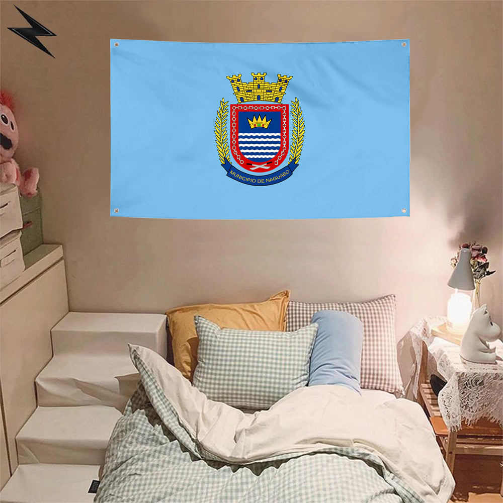 Fyon Bandera de Naguabo, Puerto Rico Flag Banner
