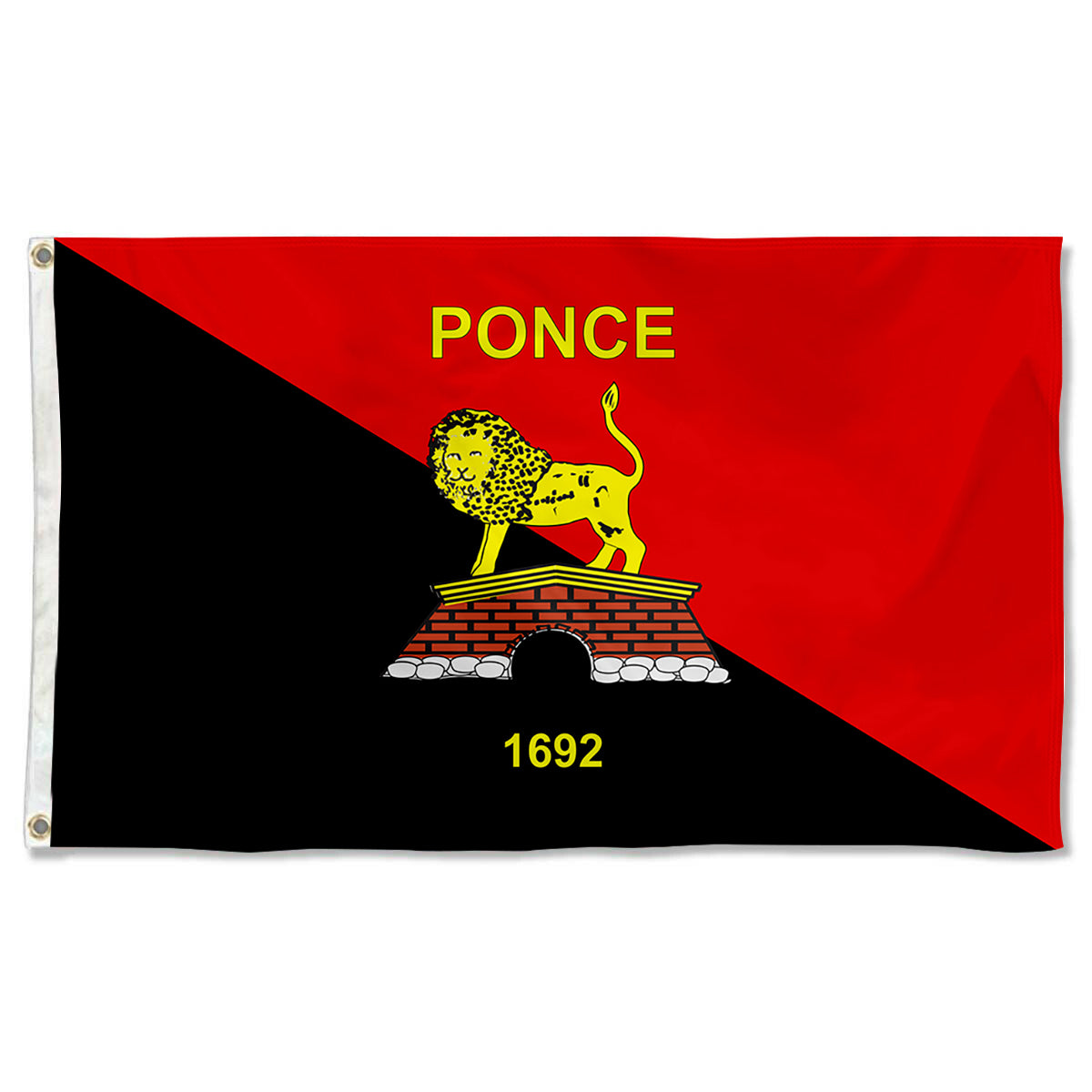 Fyon Bandera de Ponce, Puerto Rico Flag Banner